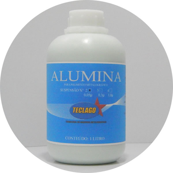 Alumina em suspensão de 0,05µm